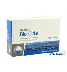 Кістковий матеріал Bio-Gide (Geistlich), мембрана 25 * 25 мм